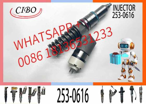 Good price C15 C18 C27 C32 Diesel Engine 390D 385C 374F Excavator 633E 637G 986H 988H Common Rail Fuel Injector Tractor 253-0616 10R-3265 online