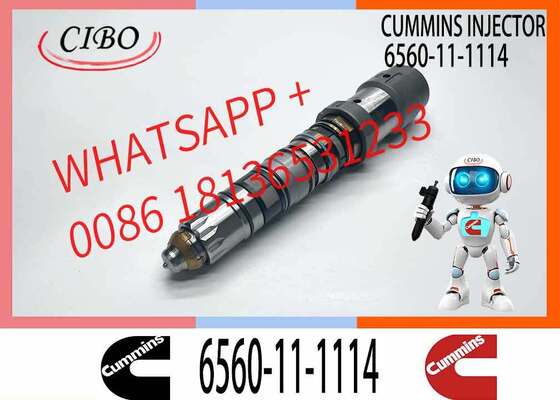 Buen precio Partes de maquinaria de construcción PC1250-7 Excavadora 6D170 Diesel Motor Parts Fuel Injector 6560-11-1114 para Komatsu en línea