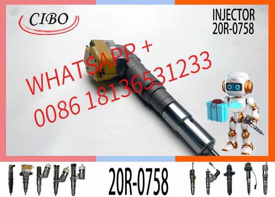 Prezzo buono Iniettore carburante 20R-0758 per motori 631E 651E 657E 3412E 3408, ricambi motore di alta qualità, iniettore 174-7526 1747526 in linea