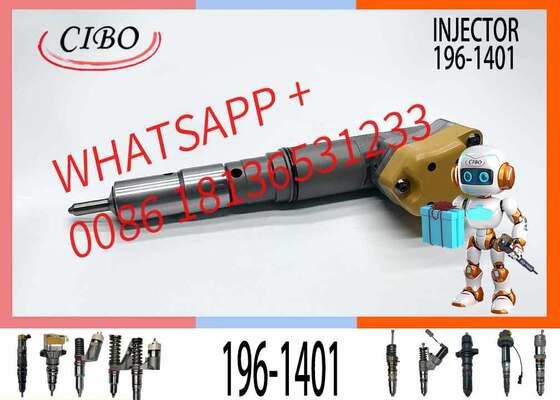 Buen precio Inyector de combustible de alta calidad 196-1401 Inyector de combustible para motores diesel 196-1401 1961401 para D5N D6N 3126B 3512B en línea