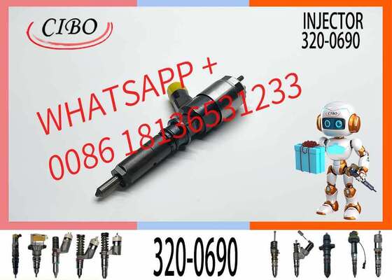 Goede prijs Voor E320D Injector C4.4 C6.6 Gebruikte Common Rail Injectoren 3200677 320-0677 320-0680 320-0690 3200680 3200690 online