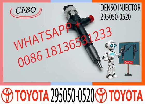 Prezzo buono 295050-0520 23670-0L090 Iniettore di carburante per ferrovia comune 295050-0540 23670-09380 295050-0530 23670-0L100 23670-0L110 295050-0180 in linea