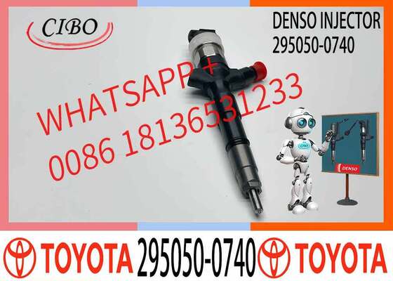 Prezzo buono 295050-0740 23670-30420 Iniettore carburante nuovo di zecca 23670-30420 Adatto  Toyota Hilux 2KD-TFV in linea