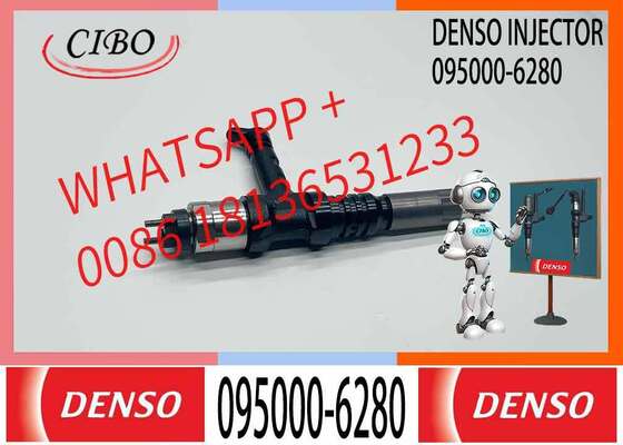 Good price Common Rail Injector Fuel Injector 095000-6280 6219-11-3100 for Komatsu SAA6D170 PC400-8 WA900-3 730E Engine 0322 online