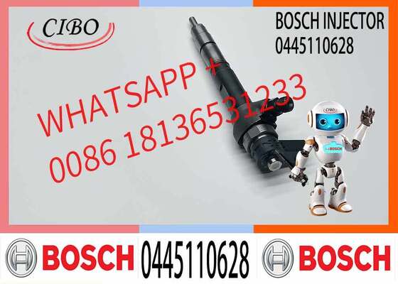 Guter Preis Injektor 0 445 110 629 Diesel-Brennstoff-Injektor Common Rail 0445110629 0445110628 Diesel-Injektionsdüse Assy Online