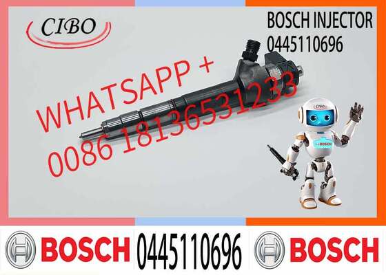 Goede prijs Hoogwaardige dieselmotor brandstof common rail injector 0 445 110 696 0445110696 met nozzle DLLA150P2489 online
