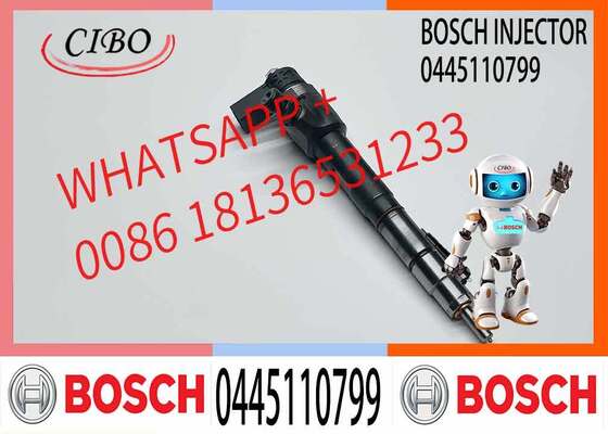 Buen precio 0 445 110 799 Sistemas de motores de camiones de alta calidad Inyector de combustible diesel 0445110799 con boquilla DLLA155P2547 en línea