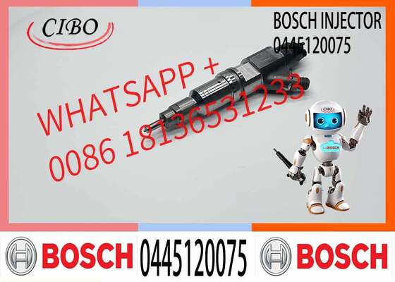 Bom preço Injetores de combustível Common Rail 0445120075 0986435530 2855135 504128307 para IVECO CASE NEW HOLLAND FIAT C-ummins QSL T6 T7 6.7 on-line