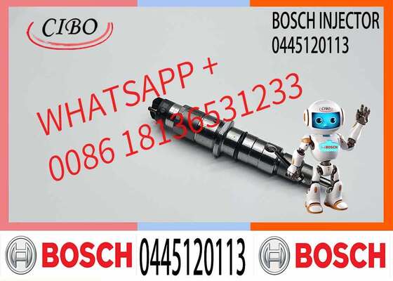Harga bagus Baru 0445120018 0445120113 0445120255 Injektor Common Rail untuk 03-04 untuk Dodge untuk Ram 2500 3500 untuk Cu-mmins ISBe 5.9L Diesel En on line