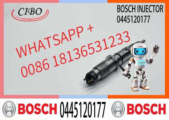 Buen precio ONG Piezas de excavadora de alta calidad Inyector de combustible de motor diésel 0445120177 Ensamblaje de válvula de boquilla de inyector para PC200-10 en línea