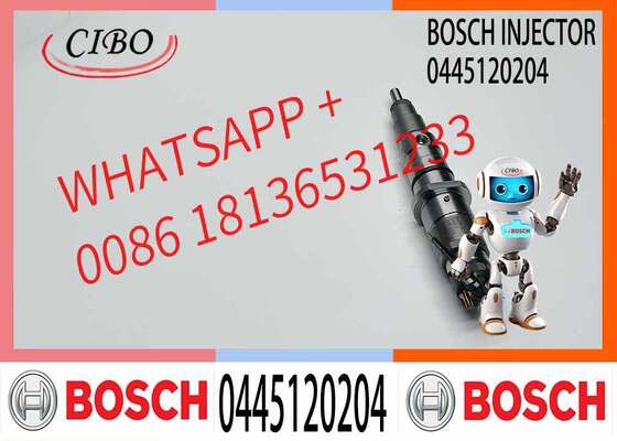 Buen precio 0445120204 Ensamblaje del inyector Nuevo EFI Common Rail 4988835 para el combustible diesel Cobra MK IV 4.9L 1990-1997 AC de acero en línea