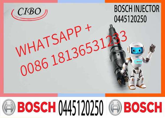 Bom preço Venda Direta de Fábrica Alto Volume de Vendas Bico Injetor Common Rail de Motor de Alta Qualidade 0445120250 on-line