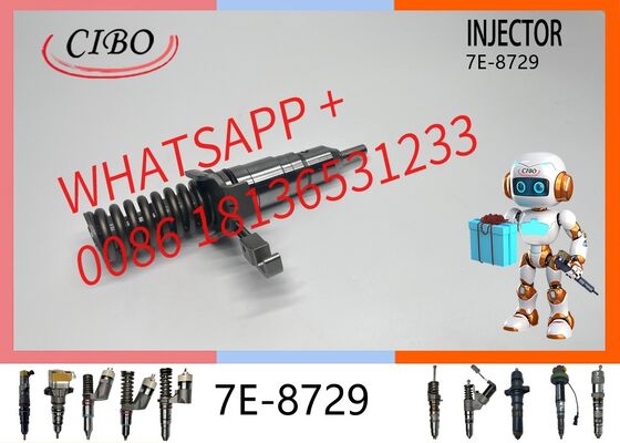 Buen precio Inyector de combustible para motores diesel original 7E-8729 para 3116 3114 3126 Excavadora 320B 322B 325B Reemplazo para OEM 127-8228 0R-8465 4P-2233 Inyector de combustible bomba inyector original nuevo En línea