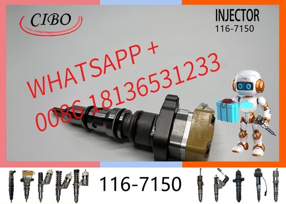 ভালো দাম মূল 116-7150 3126 C3126 Excavator ডিজেল ইঞ্জিনের জন্য সাধারণ রেল জ্বালানী ইনজেক্টর সমাবেশ OEM 1677411 1774752 1986605 1964229 পরবিক্রয় মূল নতুন ইনজেক্টর প্রতিস্থাপন অনলাইন