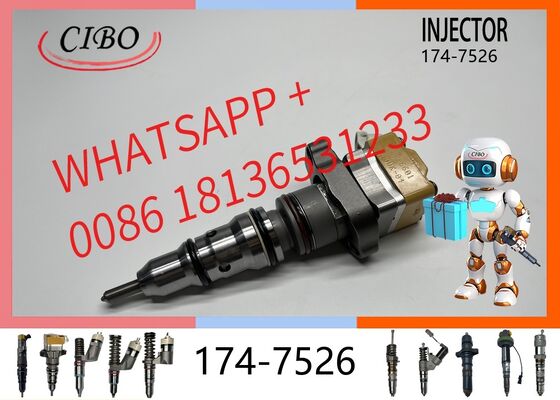 سعر جيد حقن وقود الديزل الأصلي 174-7526 لـ 3408E 3412 C18 محرك شاحنة حقن مجموعة فوهة استبدال OEM 1747526 173-9267 232-1173 حقن جديد أصلي متصل