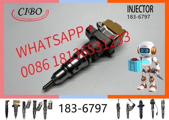 قیمت خوب اصل 183-6797 تزریق کننده سوخت دیزل برای 3126 3126B C7 موتور حفاری تزریق کننده Common Rail 1836797 10R-1262 0R-9348 222-5965 قطعات یدکی تزریق کننده جدید اصلی آنلاین