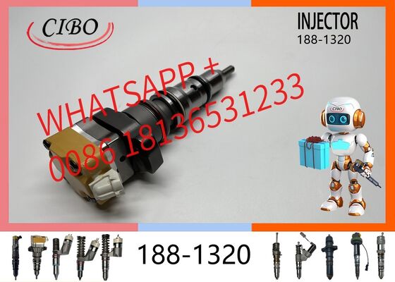 Buen precio Inyector de combustible de ferrocarril común original 188-1320 para 3126 3126B 3126E C7 Motor 7.2L Inyector de diésel Ensamblaje 1881320 118-1320 0R-9348 Maquinaria de construcción Partes inyector nuevo original En línea