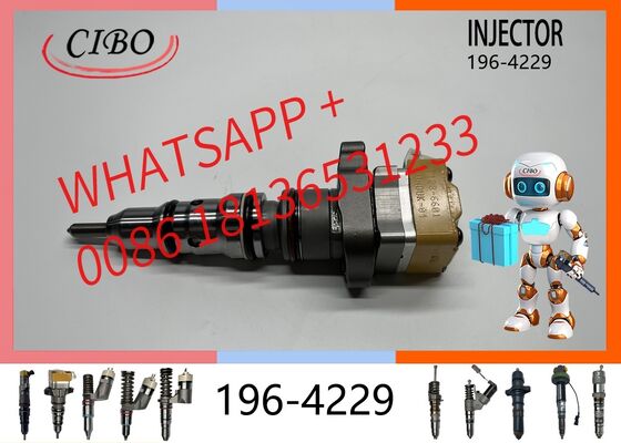Buen precio Conjunto de inyector de combustible diésel original 196-4229 para piezas de repuesto de construcción de motor 3126 3126B 3126E 1964229 10R-0782 169-7411 177-4752 nuevo inyector original En línea