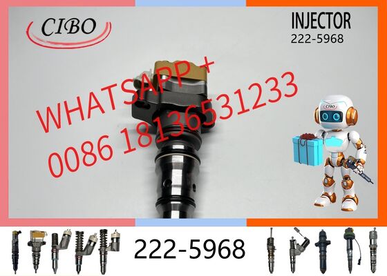 Good price original 222-5968 Diesel Fuel Injector for 3126B 3126E 3126 HEUI Excavator Engine Parts Replacement OEM 198-6605 10R-1306 222-5972 Truck Injector Pump Assy original new injector online
