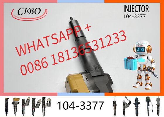 Good price original 104-3377 Diesel Engine Fuel Injector for 3412 3408 Excavator Truck Sprayer Common Rail Fuel Injector Auto Parts Replacement 0R-8786 156-3895 173-9267 original new injector online