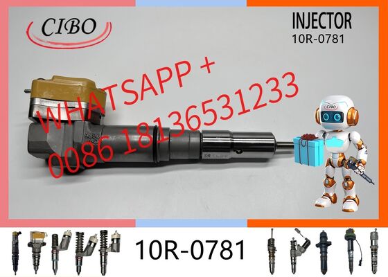 Bon prix Injecteur de carburant 10R-0781 d'origine pour moteur diesel 3412, camion, excavatrice, assemblage de buse de rampe commune 10R0781 injecteur d'origine neuf En ligne