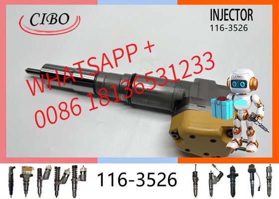 سعر جيد حاقن وقود ديزل سكة مشتركة أصلي 116-3526 لمحرك 3412 3412E حفارة بخاخ شاحنة قطع غيار سيارات بديل OEM 1163526 فوهة عالية الأداء حاقن جديد أصلي متصل