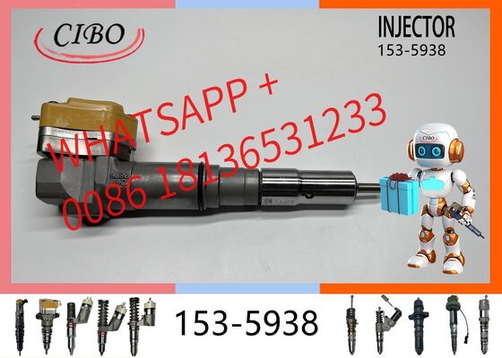 Goede prijs originele 153-5938 Common Rail Fuel Injector Assembly voor 3412 Diesel Engine Construction Machinery Aftermarket Ruimteonderdelen originele nieuwe injector Online