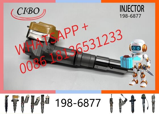 Prezzo buono Iniettore Common Rail originale 198-6877 per motore diesel 3412 3412E 3408 D9R 637G, ricambio aftermarket, iniettore OEM 1986877, iniettore originale nuovo In linea