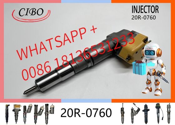 Goede prijs originele 20R-0760 brandstofinjector voor 3408 3412 C3412 Motor D9R D9N 637G 631G 771D 375 5080 Graafmachine Diesel Injector vervanging voor OEM 179-6020 originele nieuwe injector Online