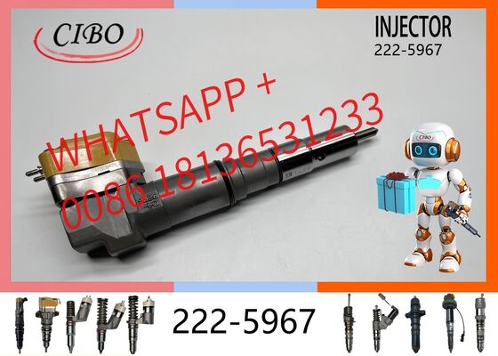 Buen precio Inyector de combustible original 222-5967 para 3408 3412 3126E 3126B Motor 5110B Partes de excavadora 2225967 10R-9238 0R-9349 169-7408 174-7527 Boquilla Assy inyector original nuevo En línea