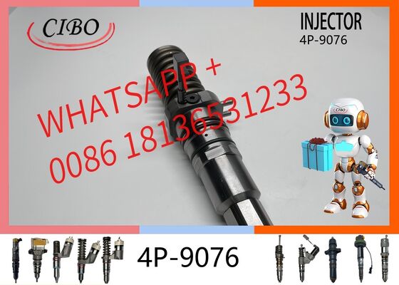 Harga bagus Injektor Bahan Bakar Diesel Rel Umum 4P-9076 Asli untuk Mesin 3508 3512 3516 Truk Tambang 777B 785 789 Pengganti OEM 4P9076 0R-3052 injektor baru asli on line