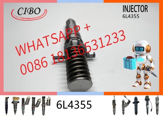 Harga bagus Rakitan Injektor Bahan Bakar 6L4355 asli untuk Sistem Injeksi Mesin Diesel 3512 3512A E3512 Penggantian untuk OEM 4P9075 4P9076 7E6408 4P9077 9Y3773 injektor baru asli on line