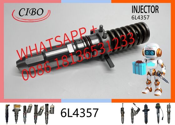 Harga bagus Rakitan Injektor Bahan Bakar 6L4357 asli untuk Mesin Diesel 3512 E3512 C3500 Rakitan Injektor Rel Umum Pengganti untuk OEM 4P9075 4P9076 0R1759 injektor baru asli on line