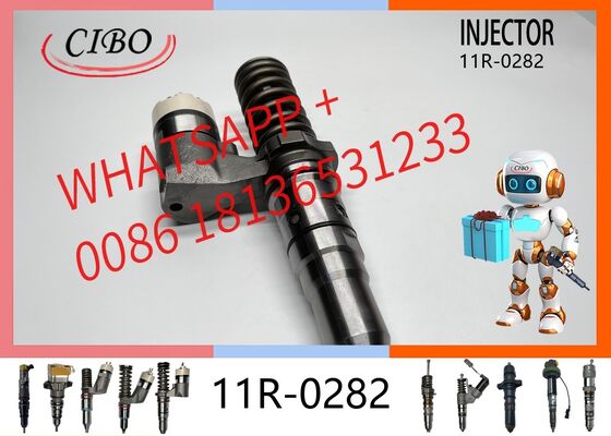 Bom preço Injetor de combustível diesel original 11R-0282 para motores 3508 3512 3516 3524 C13, substituição para OEM 392-0211 20R-1272 20R-1274, injetor novo original para peças de máquinas de construção on-line