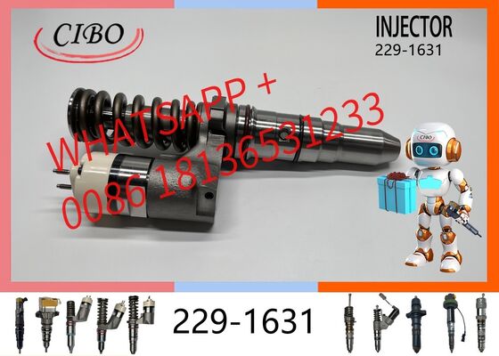 Good price original 229-1631 Diesel Fuel Injector for  3508B 3512B 3516B C10 C12 Engine Excavator Dozer Common Rail Injector Replacement for OEM 2291631 10R-7238 original new injector online