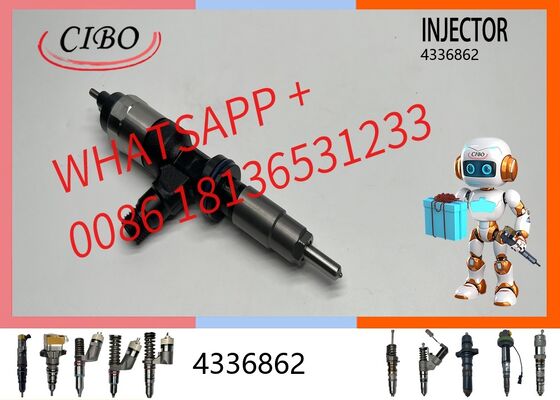 Buen precio inyector de combustible original 4336862 433-6862 295050-2400 inyector diésel common rail para motor C7.1 excavadora 320 323 326 conjunto de válvulas de inyección inyector nuevo original En línea