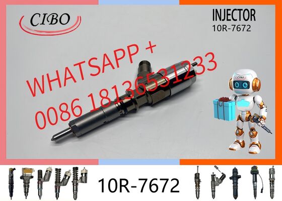 Buen precio 10R-7672 inyector de combustible diesel para excavadora 320D motor C4.4 C6.6 reemplazo para OEM 3200677 320-0677 2645A746 10R-7671 2645A738 inyector original nuevo En línea