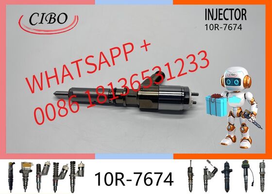 Prezzo buono iniettore di carburante comune 10R-7674 originale 320-0680 2645A749 per motore C6.4 C6.6 E320D 320D escavatore iniettore di carburante diesel iniettore nuovo iniettore originale In linea
