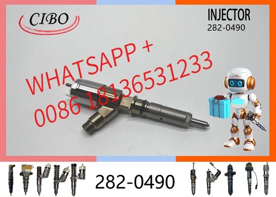Prezzo buono iniettore diesel common rail originale 282-0490 2820490 3213600 321-3600 10R7672 per escavatore C6.6 C4.4 C4.2 320D gruppo iniettore di ricambio nuovo originale In linea