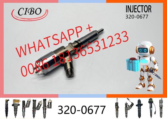 سعر جيد مجموعة حاقن وقود ديزل أصلية 320-0677 10R-7671 2645A746 320-0680 لمحرك C4.4 C6.6 حفارات 320D 323D قطع غيار معدات بناء حاقن جديد أصلي متصل
