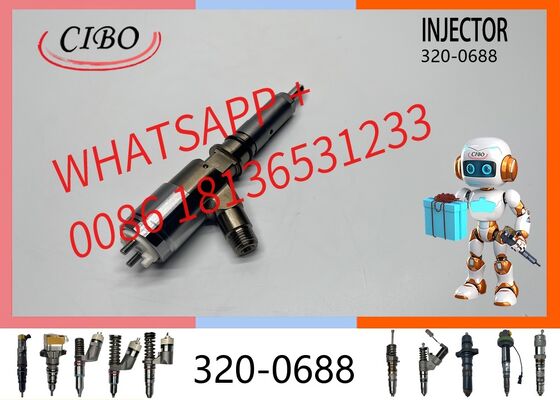 Harga bagus asli 320-0688 Common Rail Fuel Injector 10R-7939 2645A747 untuk 320D Excavator Perkins C6.6 D6N C6.4 Mesin Diesel Injector Bagian ganti asli injektor baru On line