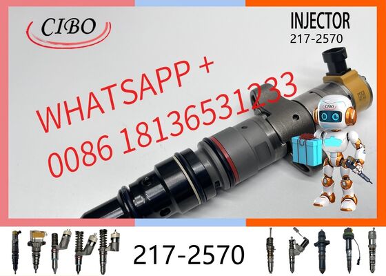 Buen precio inyector de combustible original 217-2570 para motor C7 C9 E330 330C E336D E330D excavadora oruga reemplazo OEM 2172570 236-0962 10R7224 188-8739 235-2888 236-4028 387-9433 inyector nuevo original En línea