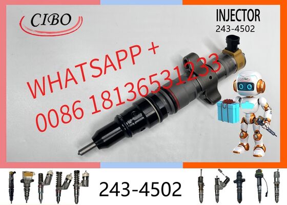 سعر جيد 2434502 الأصلي حقن الوقود السكك الحديدية الشائعة لـ C7 C9 محركات الديزل قطع حفر 2434502 10R-4763 268-1836 387-9434 241-3400 265-8106 استبدال OEM حقن جديد أصلي متصل