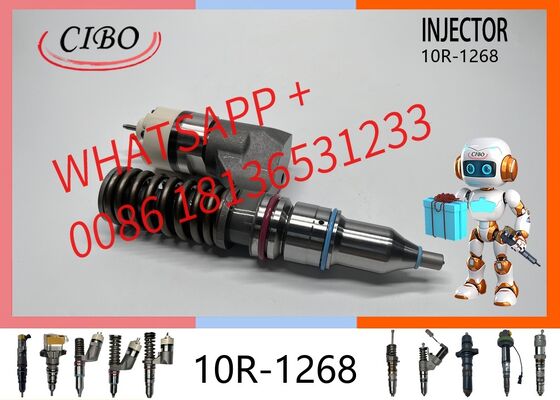 Хорошая цена оригинальный 10R-1268 Common Rail топливный инжектор для C10 C12 3176B двигатель 330D 336D 336D 2 10R1268 экскаватор Дизельный инжектор Замена для OEM 2037685 оригинальный новый инжектор Онлайн