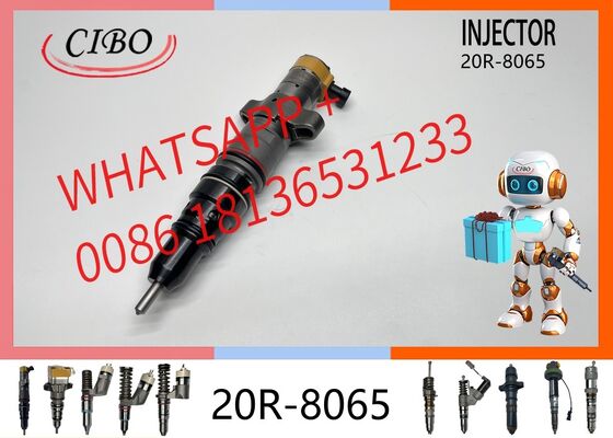 Buen precio Inyector de combustible diésel 20R-8065 original para motor C9 336D 336D L 330D 973D Excavadora reemplazo de cargador de vía para OEM 387-9432 328-2576 293-4072 inyector original nuevo En línea