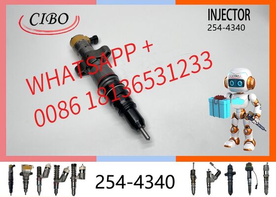 Guter Preis Original 254-4340 Diesel-Brennstoffspritzer für C9-Motor E330D E336D Baggerwechsel für OEM 387-9434 10R-7222 254-4339 328-2580 266-4446 Brennstoffpumpe Spritzer Original neuer Spritzer Online