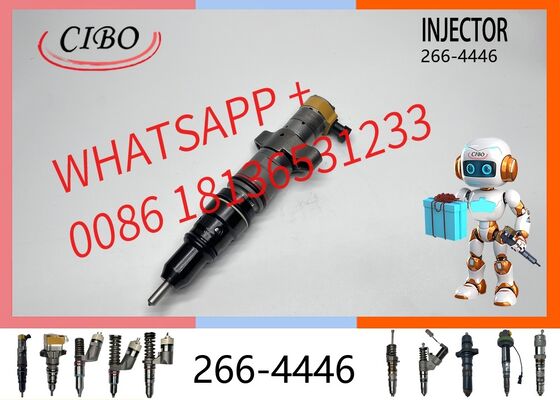 Guter Preis Original 266-4446 Diesel-Brennstoff-Injektor Düsenmontage für C7 C9 C6.4 Motor Baggerwagen Baumaschinen Maschinen-Ersatzteile 2664446 Injektor Assy Original neuer Injektor Online