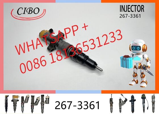 Bom preço Injetor de combustível de motor diesel original 267-3361 2673361 para C9 Excavator Engine Replacement OEM 235-5261 254-4330 263-8216 novo injetor original On-line
