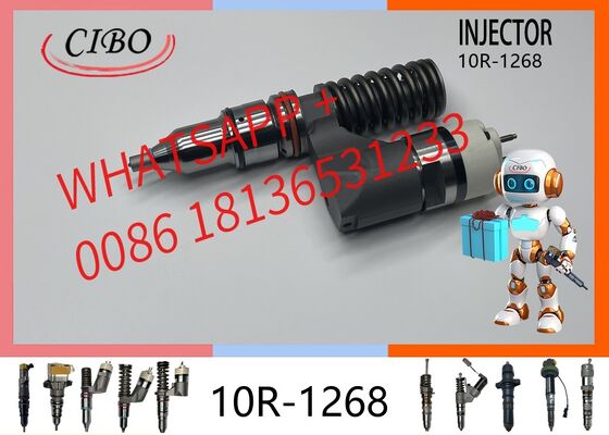 Harga bagus Original 10R-1268 Common Rail Fuel Injector untuk C10 C12 3176 3196 Mesin Diesel Excavator Wheel Loader Truck Injector Replacement for OEM 2037685 asli injektor baru On line