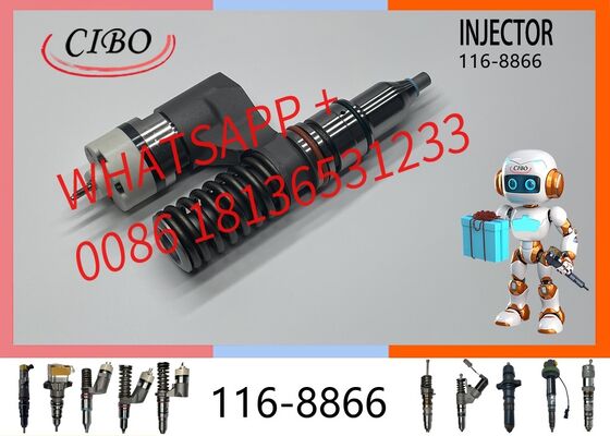 Harga bagus Original 116-8866 Common Rail Fuel Diesel Injector untuk C12 3176B Mesin Excavator Auto Spare Parts Accessories Penggantian untuk OEM 1168866 original new injector On line